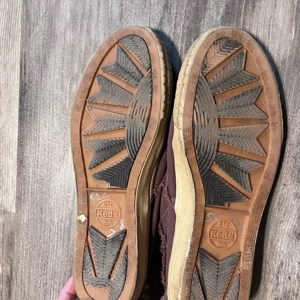 Keds Women's Brown and Tan Canvas Shoes - Picture 3 of 3